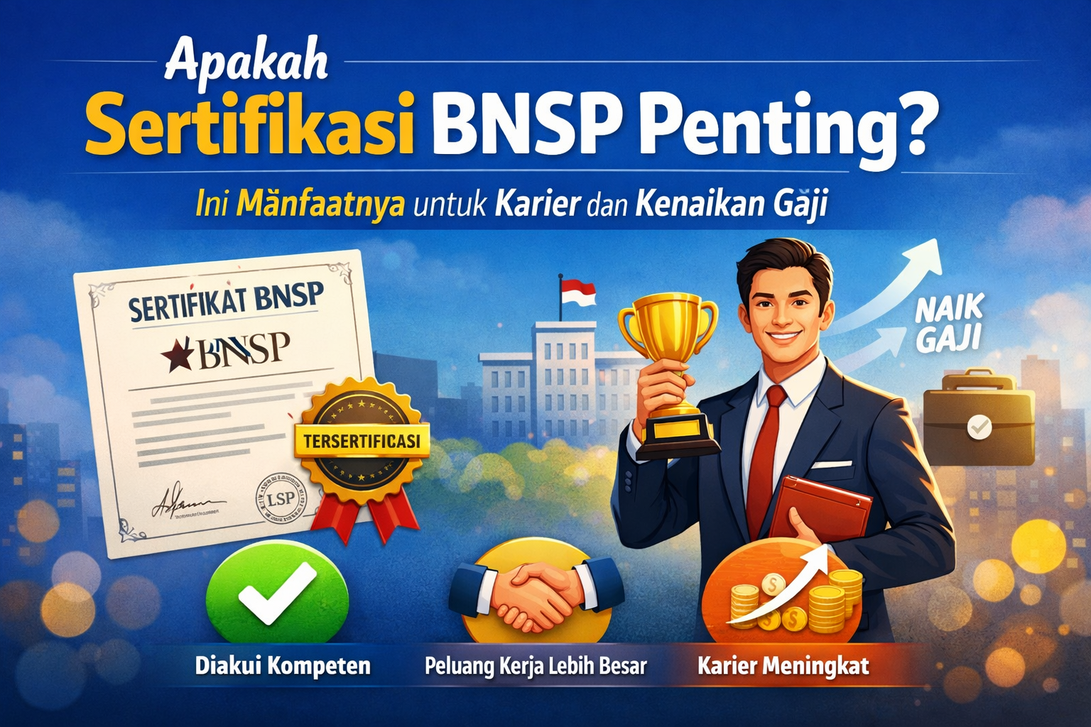 Apakah Sertifikasi BNSP Penting? Ini Manfaatnya untuk Karier dan Kenaikan Gaji
