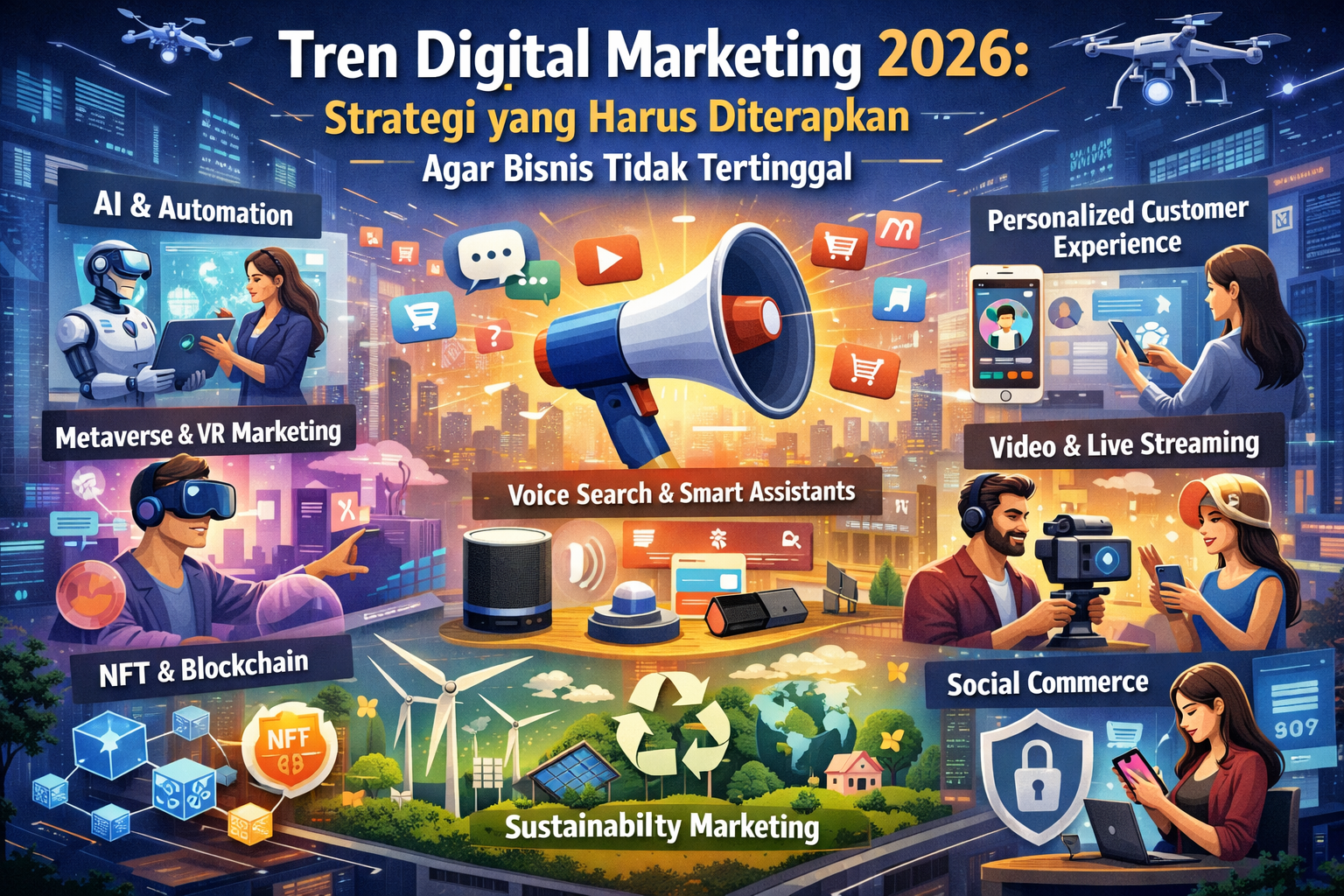 Tren Digital Marketing 2026: Strategi yang Harus Diterapkan Agar Bisnis Tidak Tertinggal