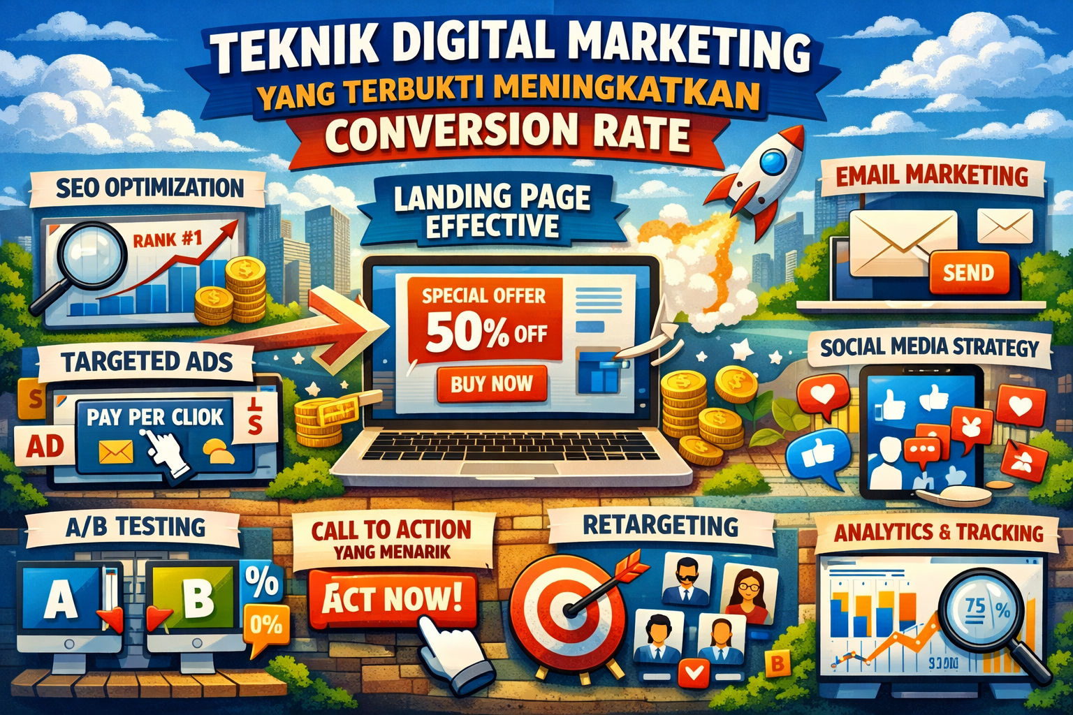 Teknik Digital Marketing yang Terbukti Meningkatkan Conversion Rate